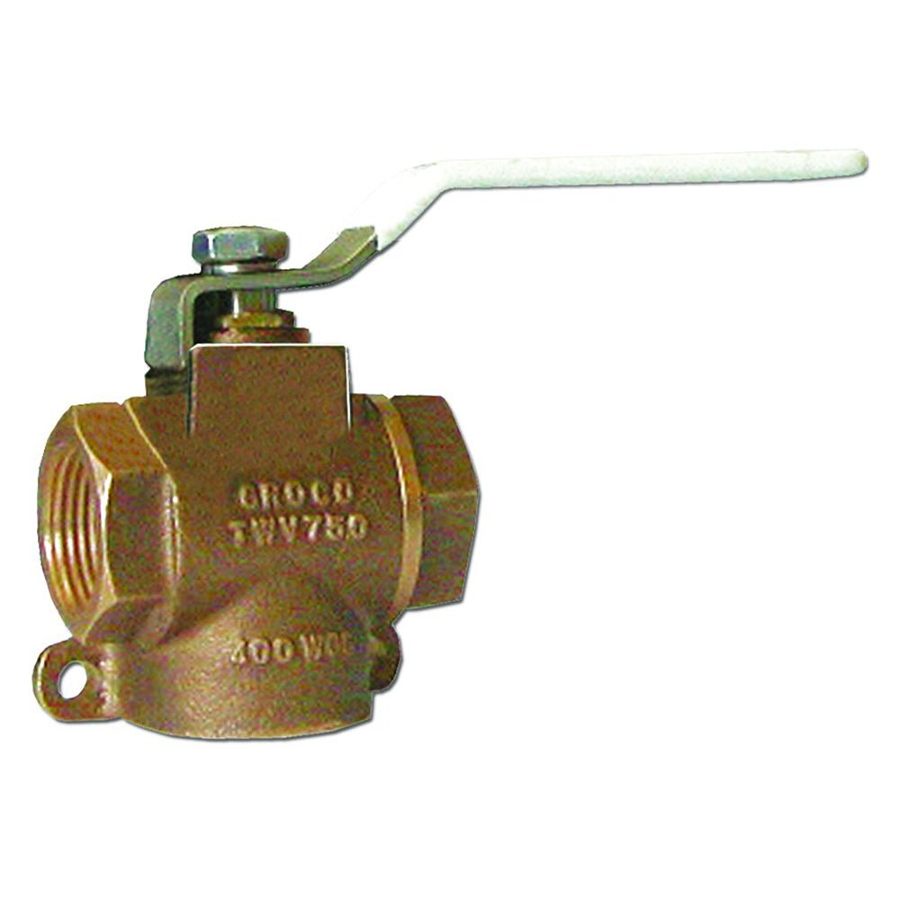 GROCO 1/2" NPT Bronze 3 - Way Valve - Marine Parts OnlyMarine Plumbing & VentilationGROCO