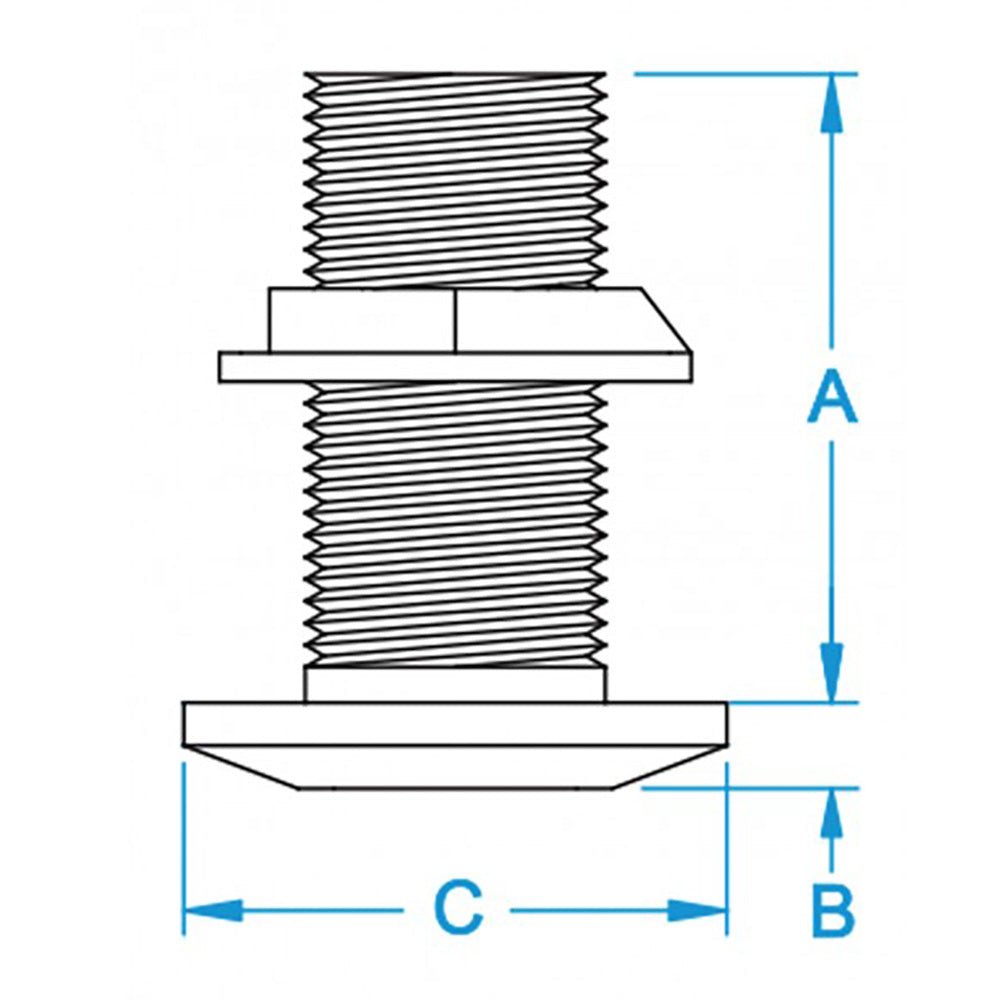 GROCO 3" Bronze Thru - Hull Fitting w/Nut - Marine Parts OnlyMarine Plumbing & VentilationGROCO