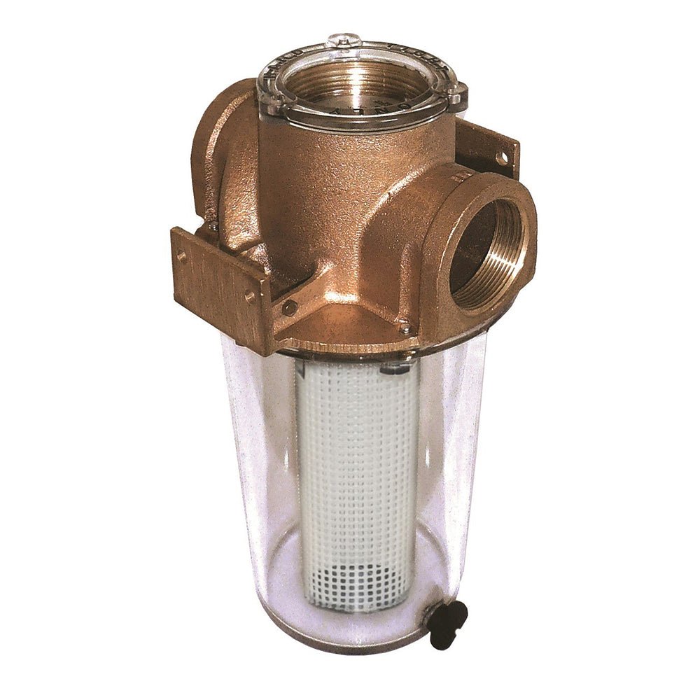 GROCO ARG - 1500 Series 1 - 1/2" Raw Water Strainer w/Non - Metallic Plastic Basket - Marine Parts OnlyMarine Plumbing & VentilationGROCO