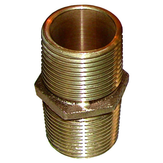 GROCO Bronze Pipe Nipple - 2 - 1/2" NPT - Marine Parts OnlyMarine Plumbing & VentilationGROCO