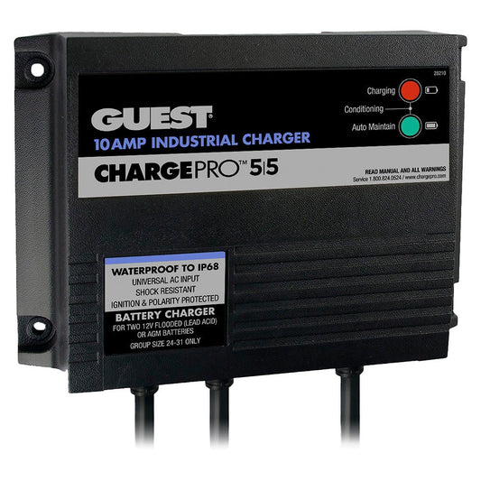 Guest 10AMP - 12/24V 2 Bank 120V Input On - Board Battery Charger - Marine Parts OnlyElectricalGuest