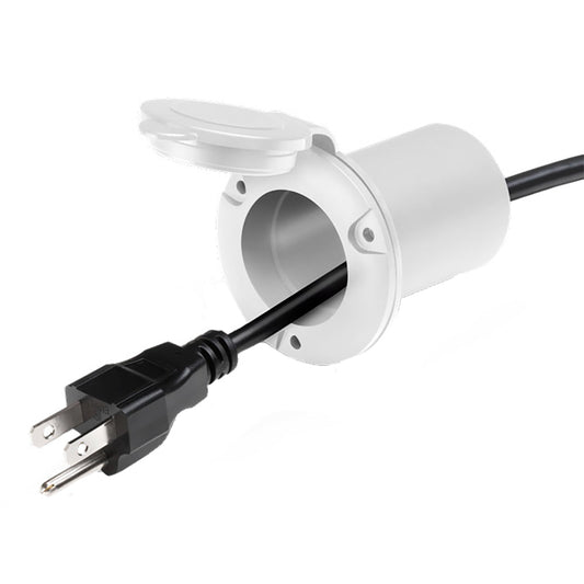 Guest AC Universal Plug Holder - White - Marine Parts OnlyElectricalGuest