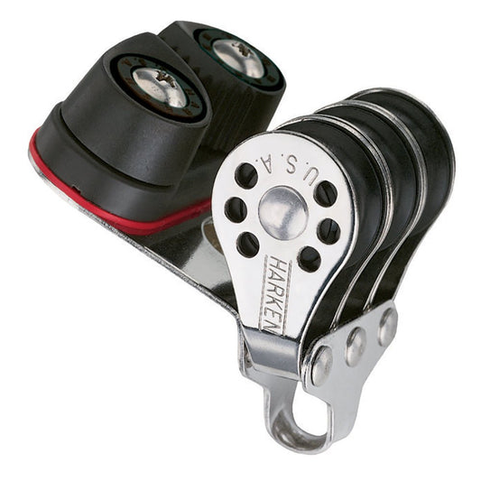 Harken 22mm Triple Micro Block w/Cam Cleat - Fishing - Marine Parts OnlyHunting & FishingHarken