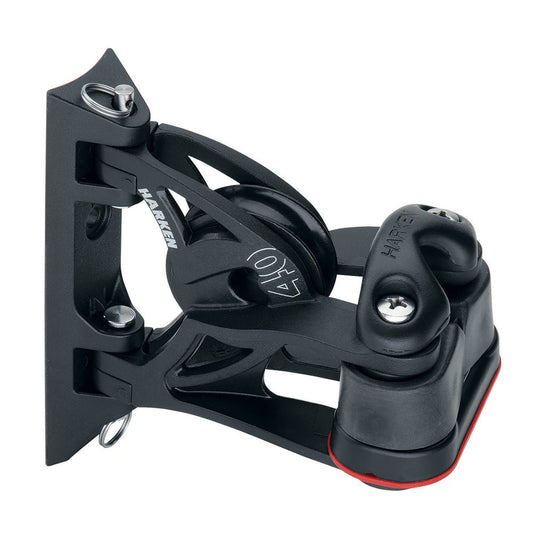 Harken 40mm Pivoting Lead Block - Carbo - Cam&reg; Cleat - Marine Parts OnlySailingHarken