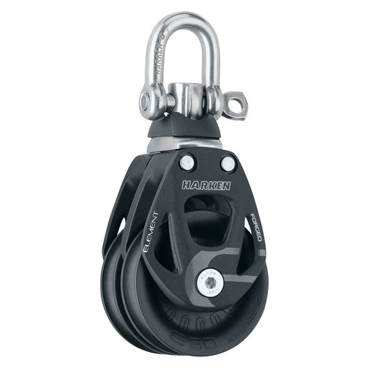 Harken 60mm Double Aluminum Element Block w/Swivel - Marine Parts OnlySailingHarken