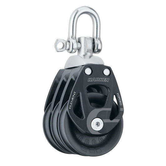 Harken 60mm Triple Aluminum Element Block w/Swivel - Marine Parts OnlySailingHarken