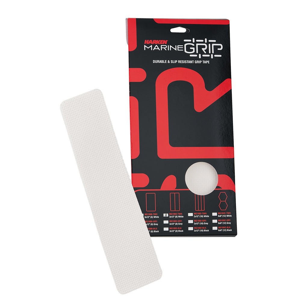 Harken Marine Grip Tape - 3 x 12" - Translucent White - 8 Pieces - Marine Parts OnlyCampingHarken