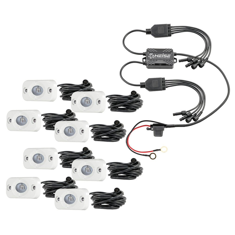 HEISE RGB Accent Light Kit - 8 Pack - Marine Parts OnlyAutomotive/RVHEISE LED Lighting Systems