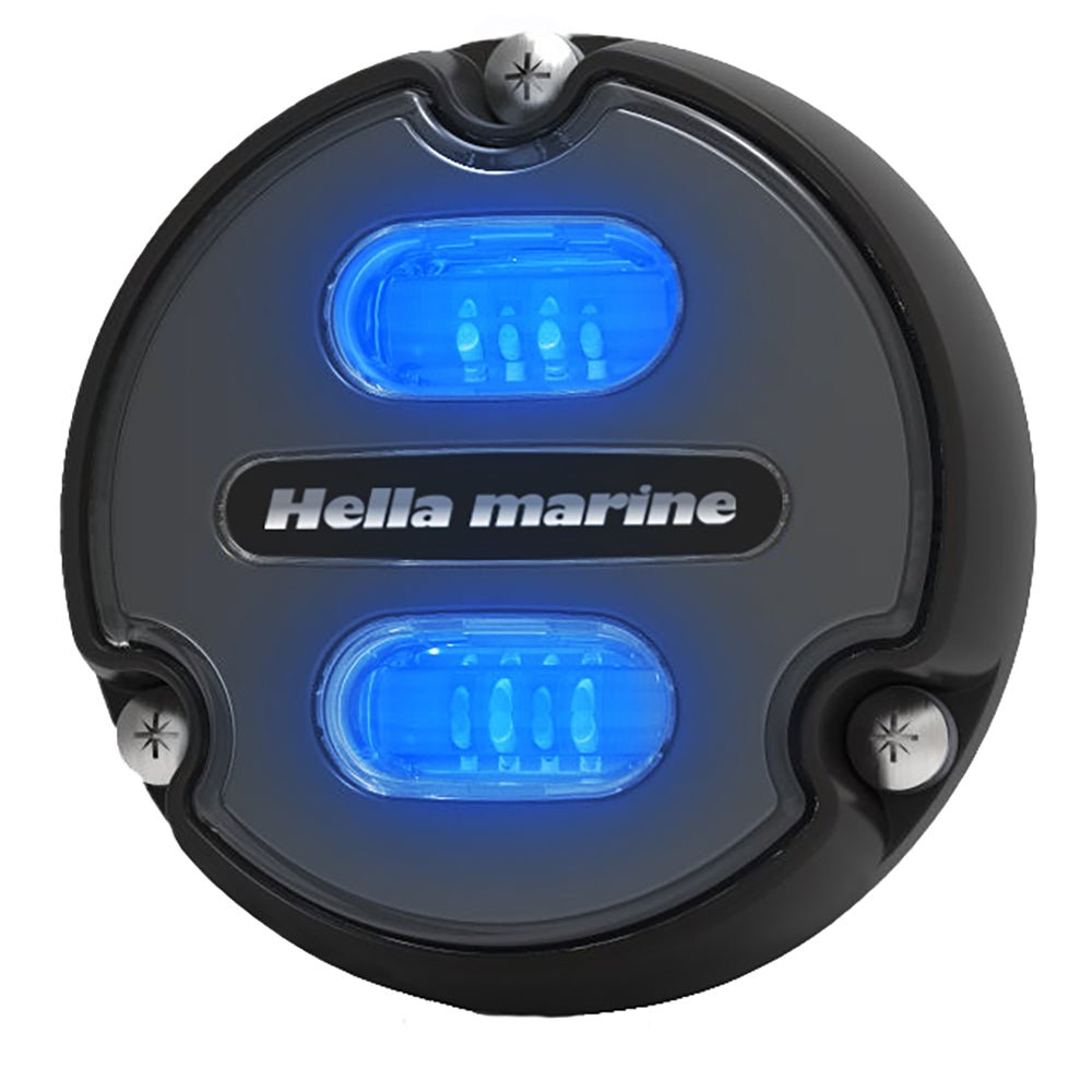 Hella Marine Apelo A1 Blue White Underwater Light - 1800 Lumens - Black Housing - Charcoal Lens - Marine Parts OnlyLightingHella Marine