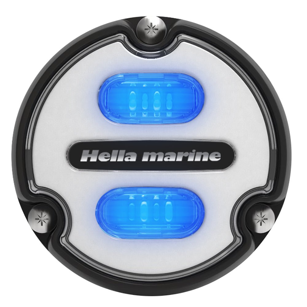 Hella Marine Apelo A1 Blue White Underwater Light - 1800 Lumens - Black Housing - White Lens - Marine Parts OnlyLightingHella Marine