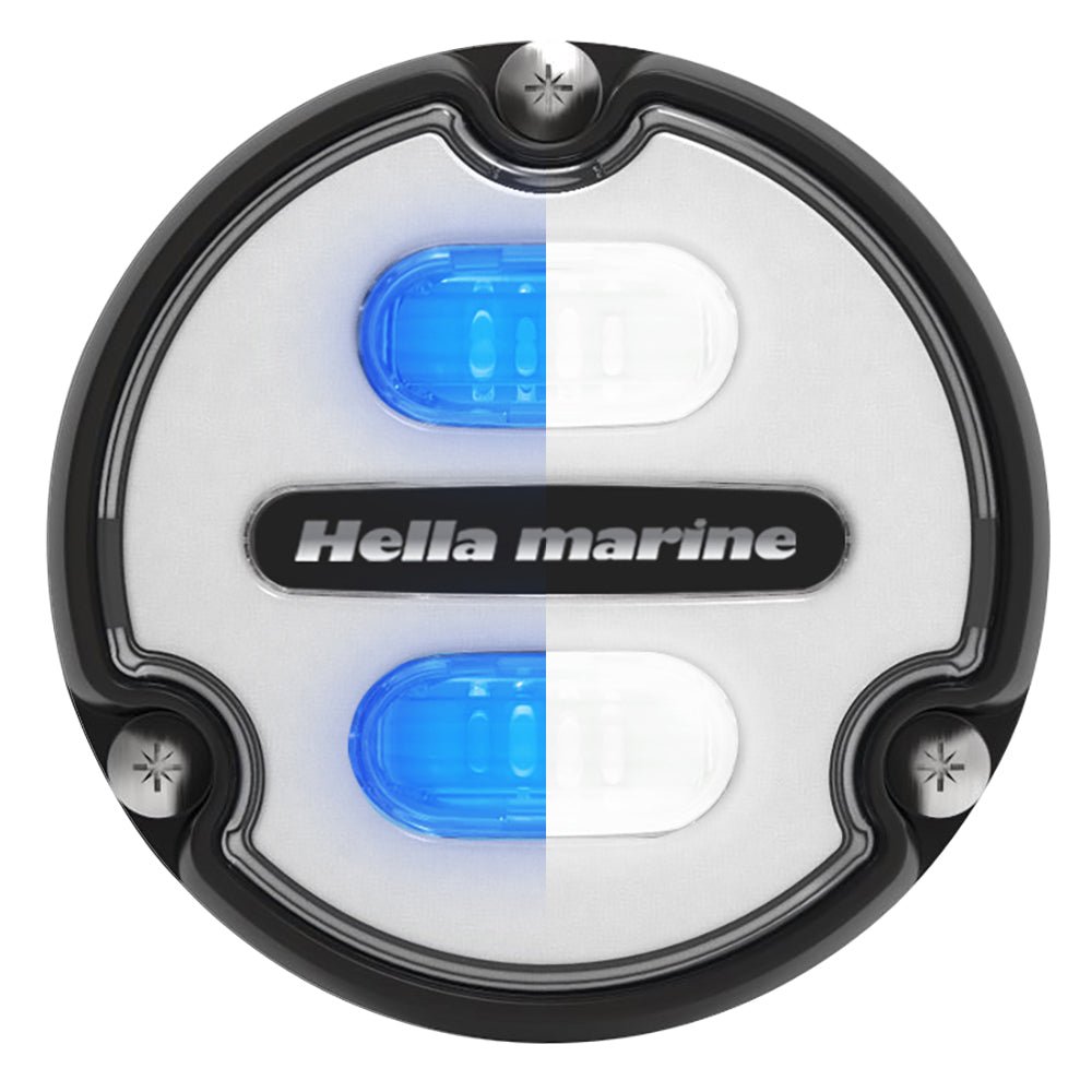 Hella Marine Apelo A1 Blue White Underwater Light - 1800 Lumens - Black Housing - White Lens - Marine Parts OnlyLightingHella Marine