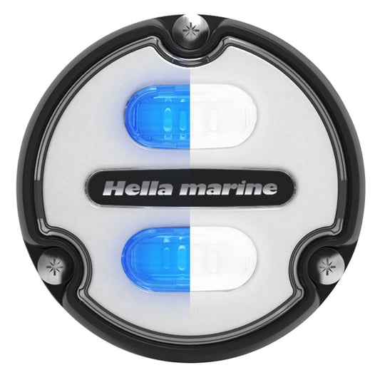 Hella Marine Apelo A1 Blue White Underwater Light - 1800 Lumens - Black Housing - White Lens - Marine Parts OnlyLightingHella Marine