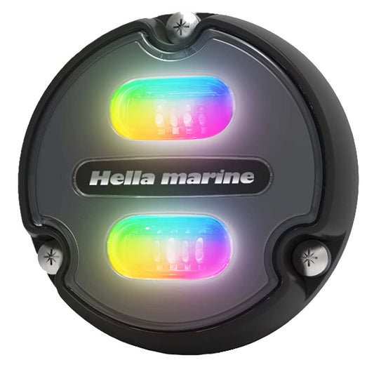 Hella Marine Apelo A1 RGB Underwater Light - 1800 Lumens - Black Housing - Charcoal Lens - Marine Parts OnlyLightingHella Marine