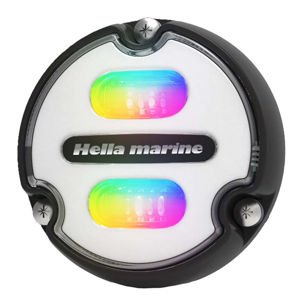 Hella Marine Apelo A1 RGB Underwater Light - 1800 Lumens - Black Housing - White Lens - Marine Parts OnlyLightingHella Marine