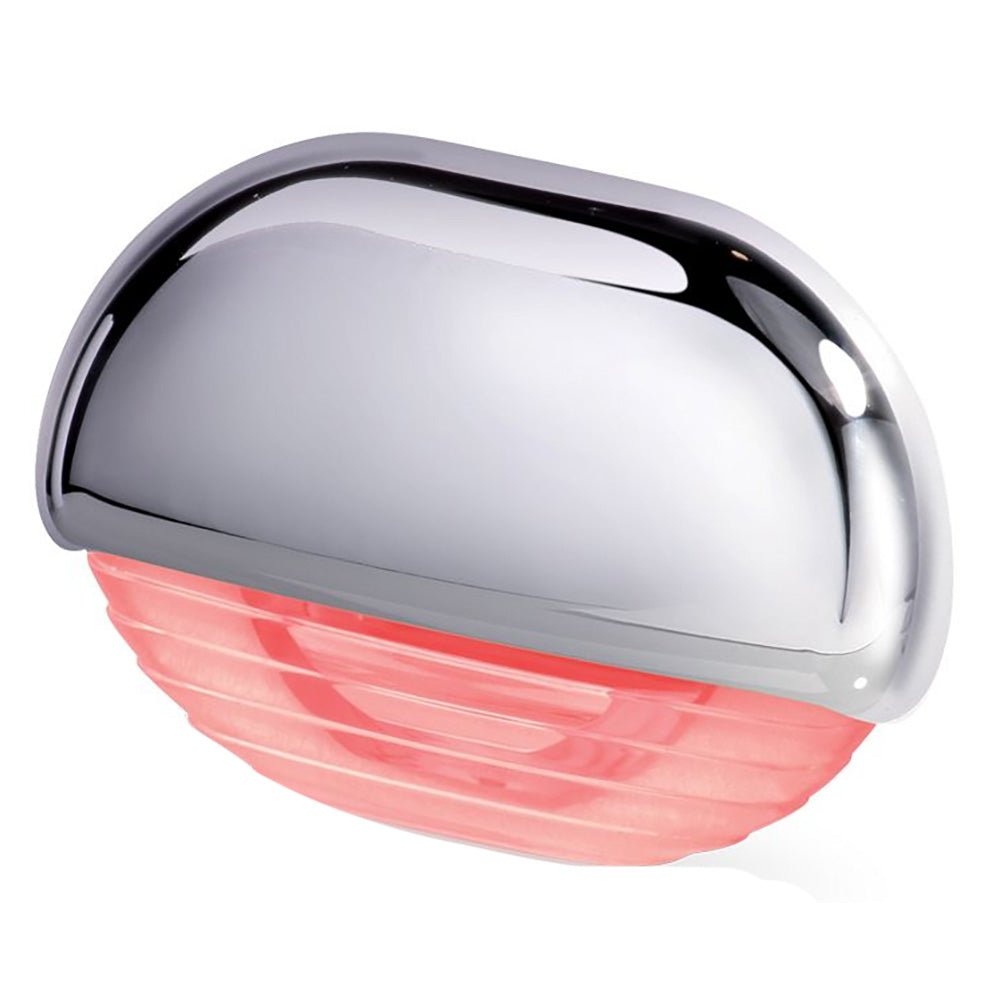 Hella Marine Easy Fit Step Lamp - Red w/Chrome Cap - Marine Parts OnlyLightingHella Marine