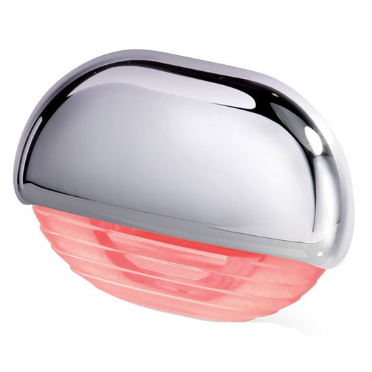 Hella Marine Easy Fit Step Lamp - Red w/Chrome Cap - Marine Parts OnlyLightingHella Marine