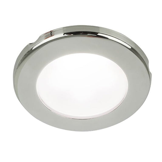 Hella Marine EuroLED 75 3" Round Screw Mount Down Light - White LED - Stainless Steel Rim - 12V - Marine Parts OnlyLightingHella Marine