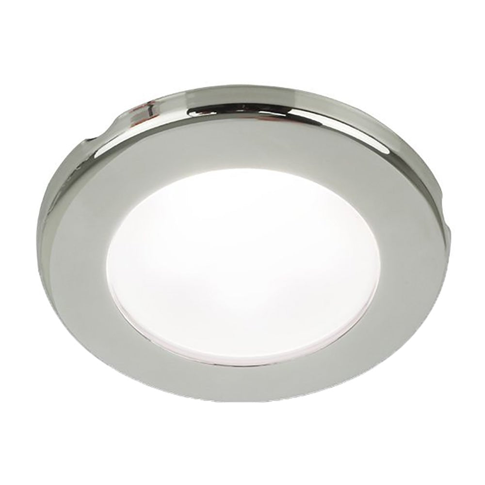 Hella Marine EuroLED 75 3" Round Screw Mount Down Light - White LED - Stainless Steel Rim - 24V - Marine Parts OnlyLightingHella Marine