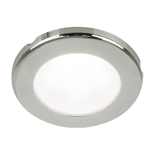 Hella Marine EuroLED 75 3" Round Screw Mount Down Light - White LED - Stainless Steel Rim - 24V - Marine Parts OnlyLightingHella Marine