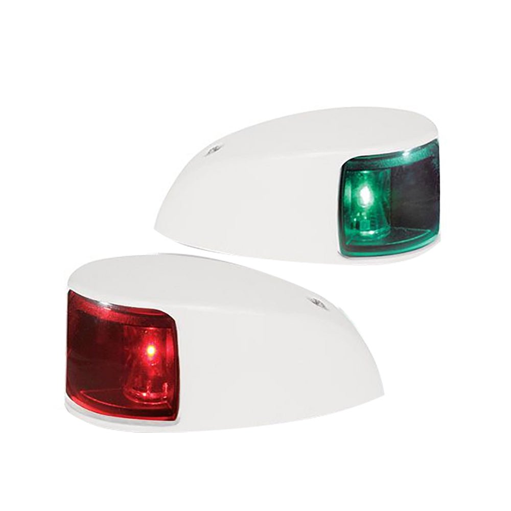 Hella Marine NaviLED Deck Mount Port & Starboard Pair - 2nm - Colored Lens/White Housing - Marine Parts OnlyLightingHella Marine