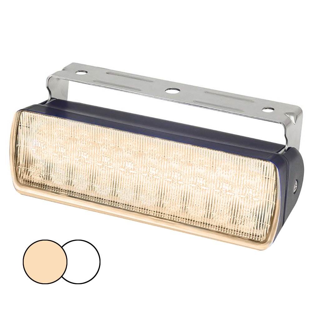 Hella Marine Sea Hawk XL Dual Color LED Floodlights - Warm White/White LED - Black Housing - Marine Parts OnlyLightingHella Marine
