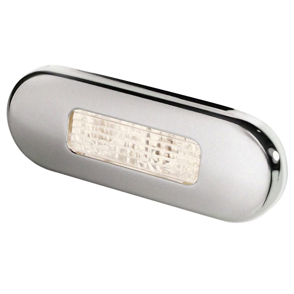 Hella Marine Surface Mount Oblong LED Courtesy Lamp - Warm White LED - Stainless Steel Bezel - Marine Parts OnlyLightingHella Marine