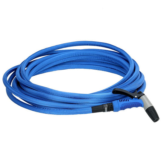 HoseCoil 50&39; Blue Flexible Hose Kit with Rubber Tip Nozzle - Marine Parts OnlyBoat OutfittingHoseCoil