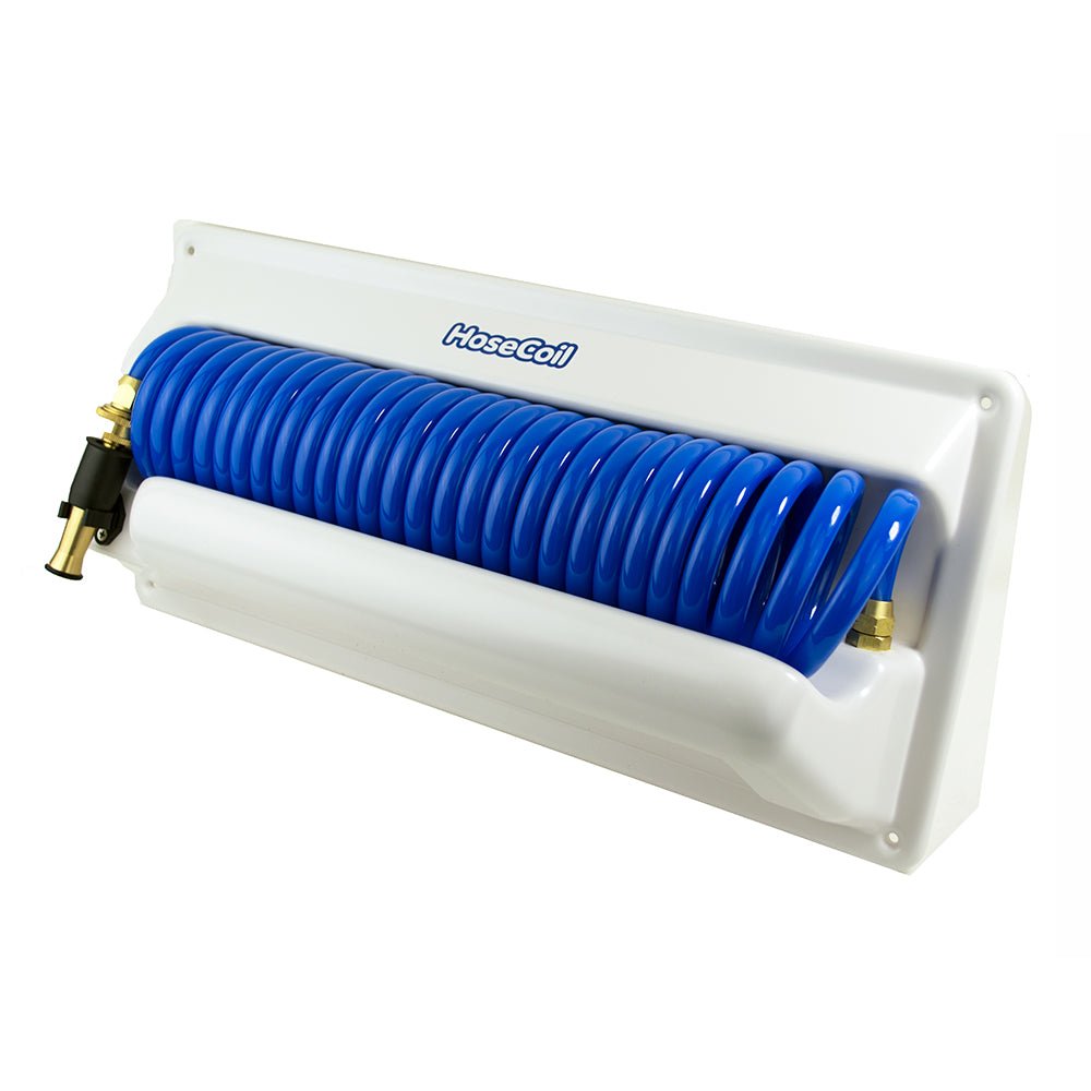 HoseCoil Horizontal Mount Enclosure w/Additional 5&39; Feeder Hose - Marine Parts OnlyBoat OutfittingHoseCoil