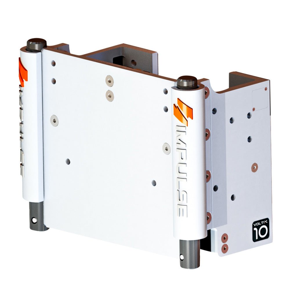 IMPULSE 10" Set Back Electric Jack Plate w/Standard Control - White Cerakote - Marine Parts OnlyBoat OutfittingIMPULSE