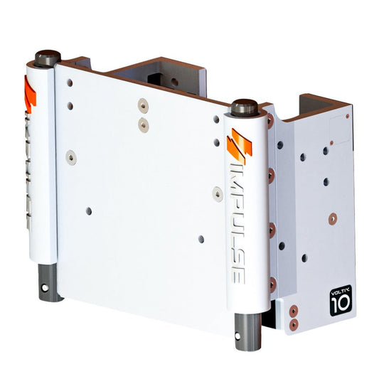 IMPULSE XL 10" Set Back Electric Jack Plate w/Standard Control - White Cerakote - Marine Parts OnlyBoat OutfittingIMPULSE