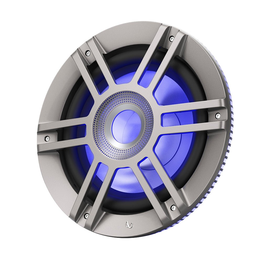 Infinity 10" Marine RGB Kappa Series Speakers - Titanium/Gunmetal - Marine Parts OnlyEntertainmentInfinity