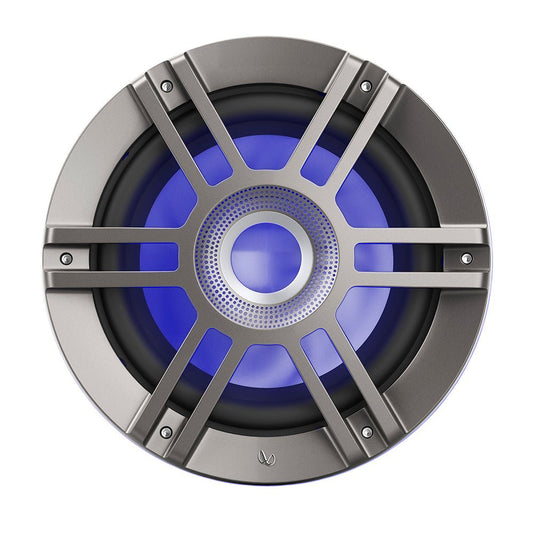 Infinity 10" Marine RGB Kappa Series Speakers - Titanium/Gunmetal - Marine Parts OnlyEntertainmentInfinity