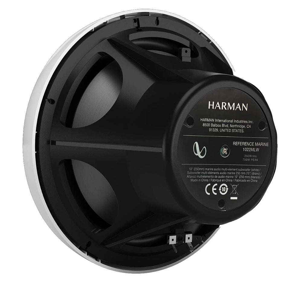 Infinity 10" Marine RGB Reference Series Subwoofer - White - Marine Parts OnlyEntertainmentInfinity