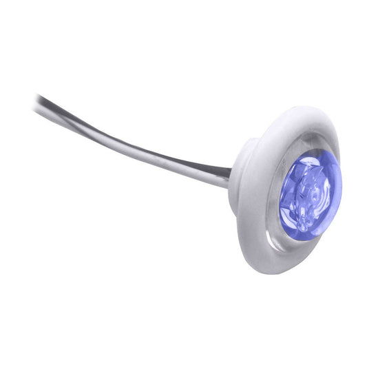 Innovative Lighting LED Bulkhead/Livewell Light "The Shortie" Blue LED w/ White Grommet - Marine Parts OnlyLightingInnovative Lighting