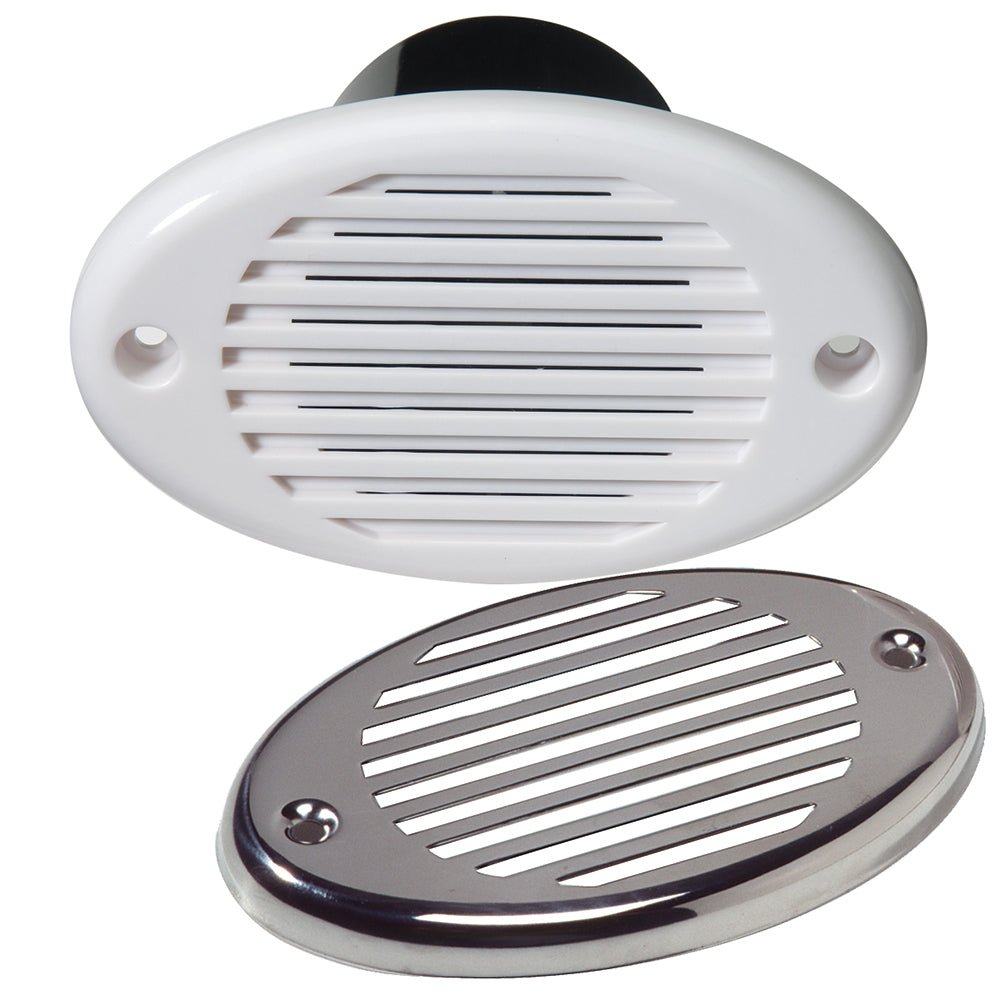 Innovative Lighting Marine Hidden Horn - White w/Stainless Steel Overlay - Marine Parts OnlyBoat OutfittingInnovative Lighting