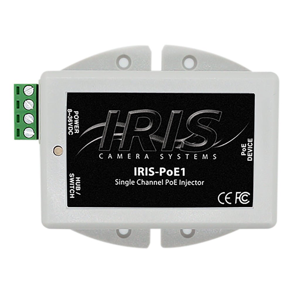Iris Single Channel PoE Injector - 8 - 36VDC Input Voltage &amp; 48VDC Output - Marine Parts OnlyBoat OutfittingIris Innovations