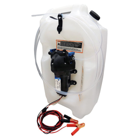 Jabsco Flat Tank Oil Changer System - 3 - 1/2 Gallon Tank - 12V - Marine Parts OnlyMarine Plumbing & VentilationJabsco