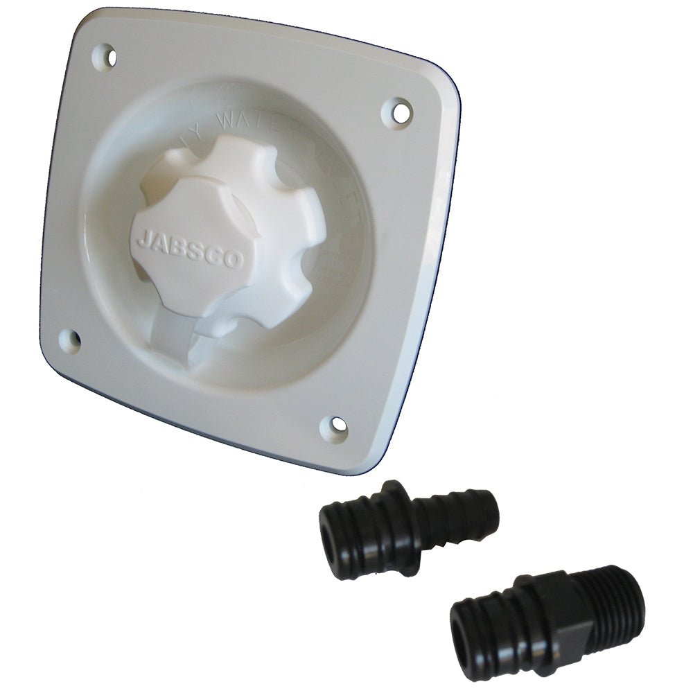 Jabsco Water Pressure Regulator - Flush Mount - White - Marine Parts OnlyMarine Plumbing & VentilationJabsco