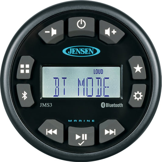 JENSEN JMS3RTL Stereo w/AM/FM/BT - Single Zone - Marine Parts OnlyEntertainmentJENSEN