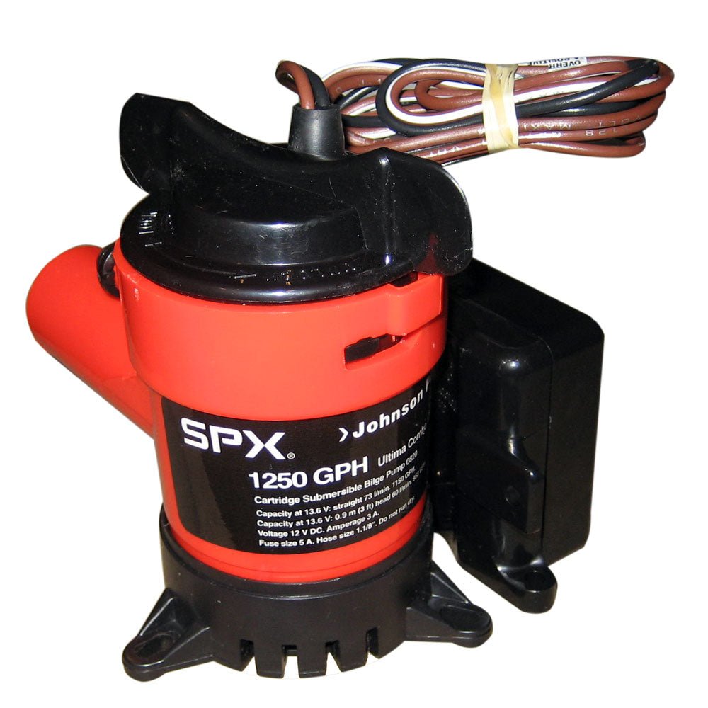 Johnson Pump 1250 GPH Ultima Combo Pump 1 - 1/8" Hose 12V - Marine Parts OnlyMarine Plumbing & VentilationJohnson Pump