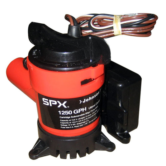 Johnson Pump 1250 GPH Ultima Combo Pump 1 - 1/8" Hose 12V - Marine Parts OnlyMarine Plumbing & VentilationJohnson Pump