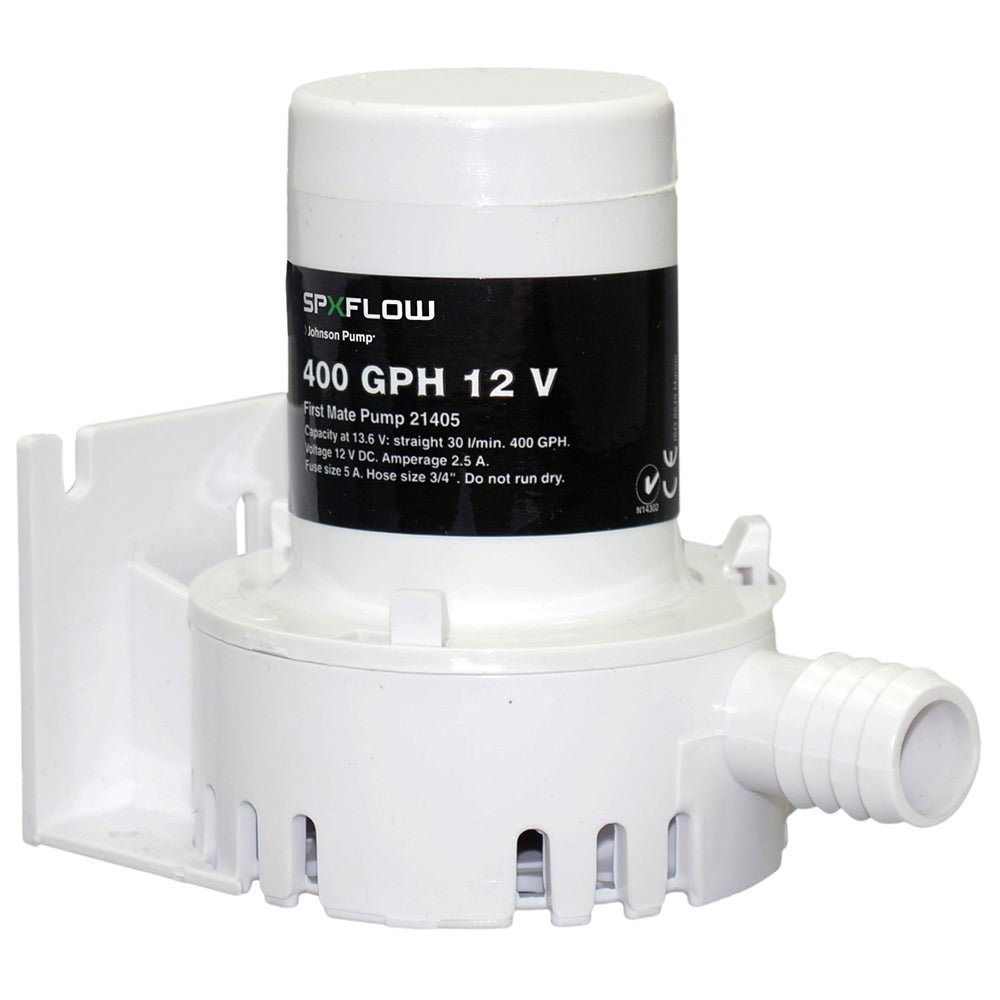 Johnson Pump 400 GPH 12V Bilge Pump - Barbed Port - Marine Parts OnlyMarine Plumbing & VentilationJohnson Pump
