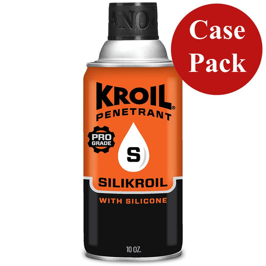 Kroil Silikroil Penetrant - Aerosol - 10oz Can with Silicone *Case of 12 - Marine Parts OnlyWinterizingKroil