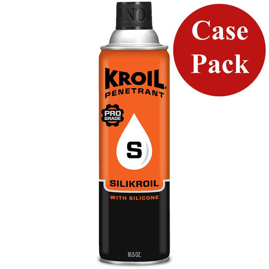 Kroil Silikroil Penetrant - Aerosol - 16.5oz Can with Silicone *Case of 12 - Marine Parts OnlyWinterizingKroil