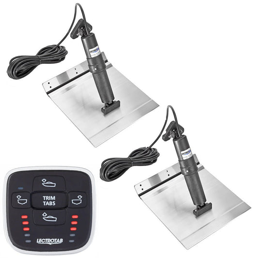 Lectrotab XKA Aluminum Alloy Trim Tab Kit w/MLC - 1 Control - 12 x 9 - Marine Parts OnlyBoat OutfittingLectrotab