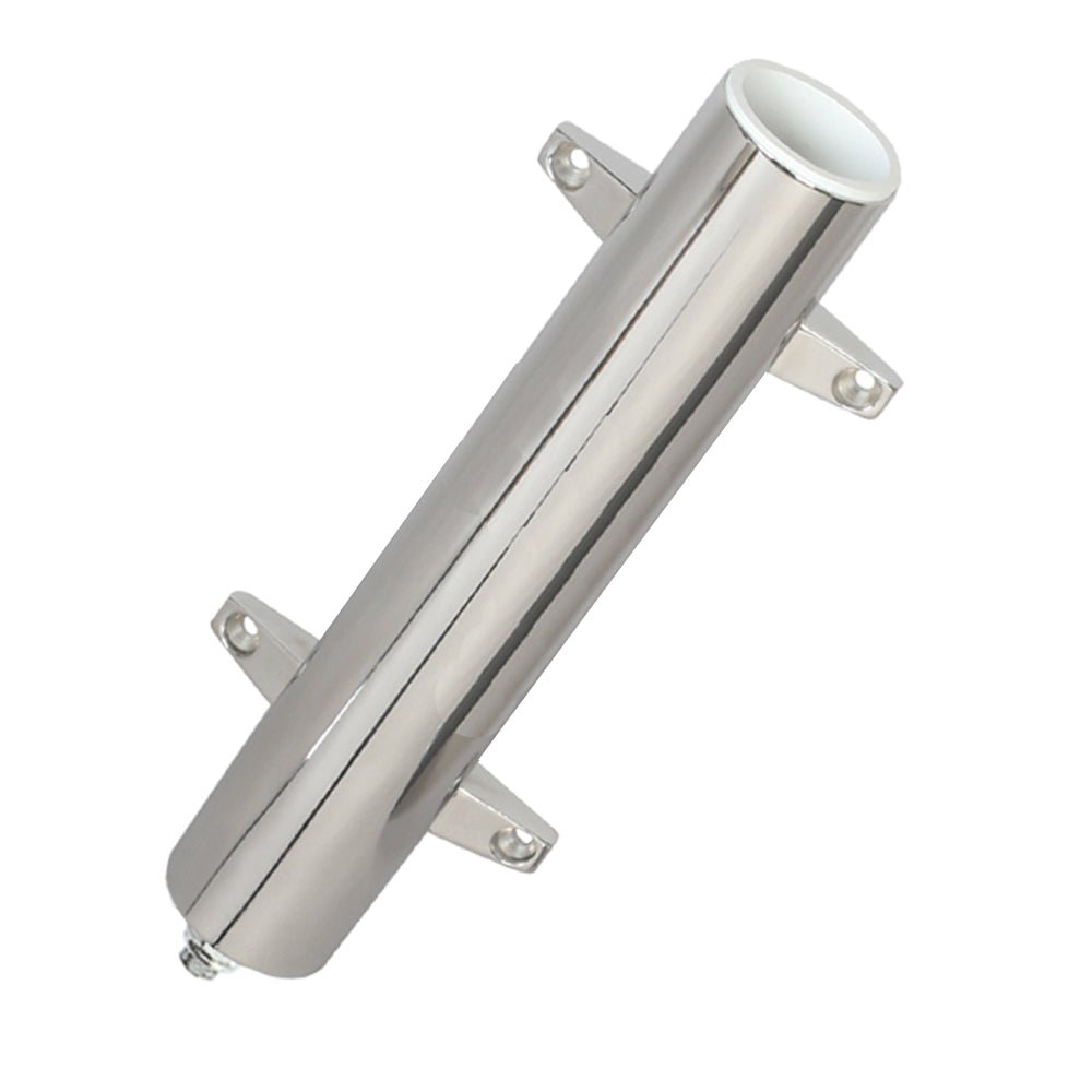 Lee's Stainless Steel Heavy Duty Bulkhead Mount w/ Swivel Base - Extra Long 2.25" OD X 14.5" Tube - Marine Parts OnlyHunting & FishingLee's Tackle