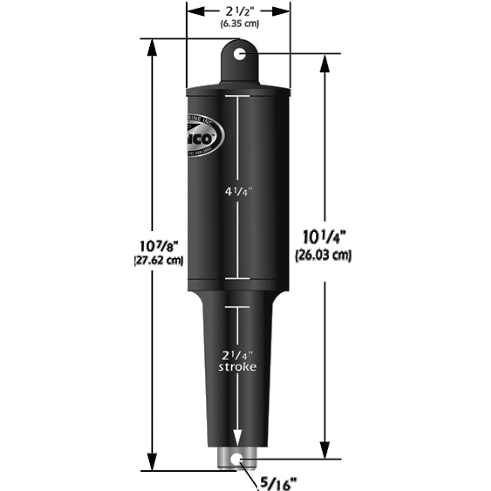 Lenco 12V 1 - 1/4" Stroke 5 Lobe Actuator - 5/16" - 3/8" - Marine Parts OnlyBoat OutfittingLenco Marine