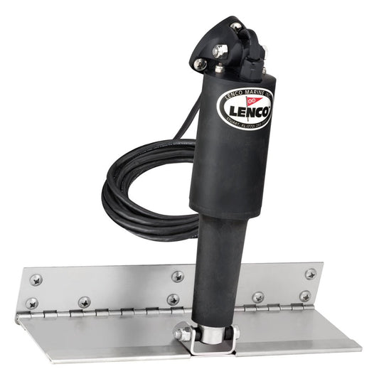 Lenco 4" x 12" Limited Space Trim Tab Kit w/o Switch Kit 12V - Standard Finish - Standard Actuator - Marine Parts OnlyBoat OutfittingLenco Marine