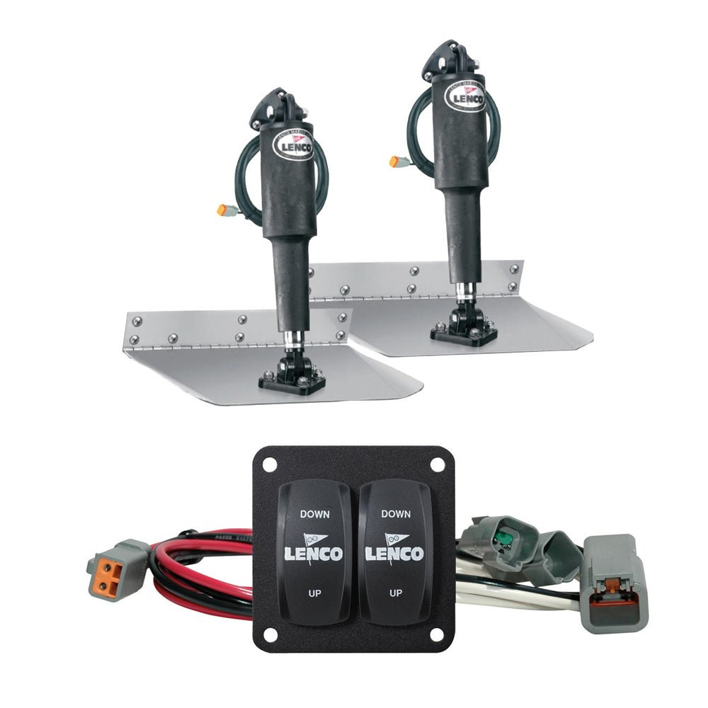 Lenco 9" x 12" Standard Trim Tab Kit w/Double Rocker Switch - Marine Parts OnlyBoat OutfittingLenco Marine