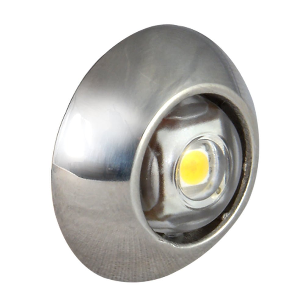 LIGHT EXUMA 1' DOME STAINLESS WHITE - Marine Parts OnlyLUMITEC